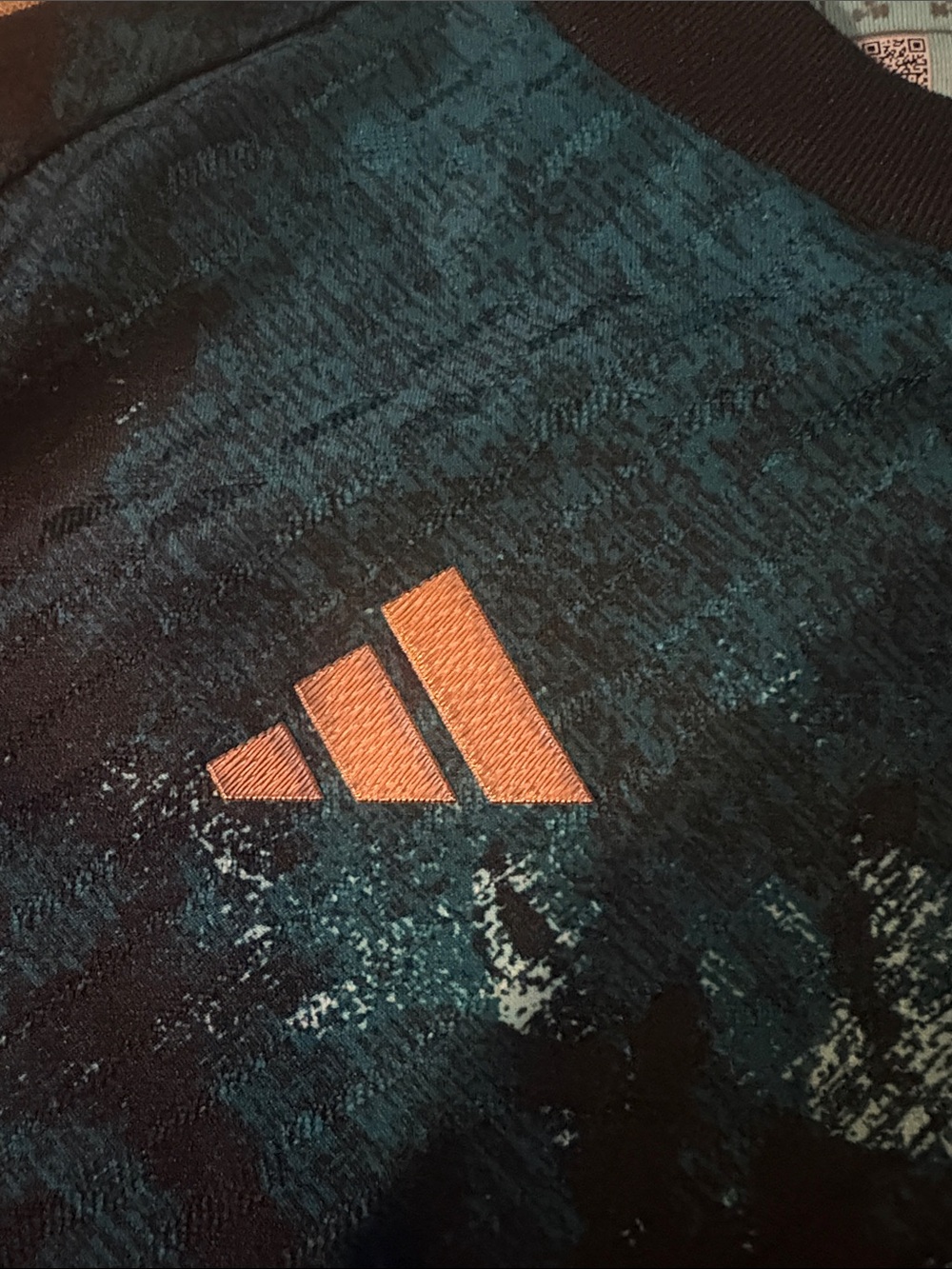 Adidas Women’s S Teal, Green and Black Germany Football Jersey with Gold Accents - Picture 4 of 8